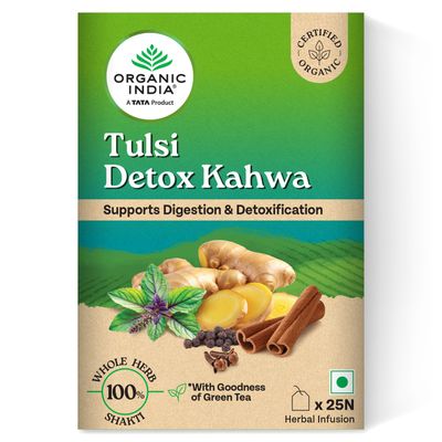 Organic India Tulsi Detox Kahwa Organic Green Tea