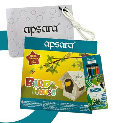 Apsara My Bag Kit Assorted Colour, Mechano Eraser, Drawing Book, Wax Crayon, Sharpener, Oil Pastel