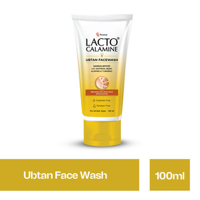 Lacto Calamine Ubtan Face Wash For Glowing Skin Natural Face Wash With Sandalwood