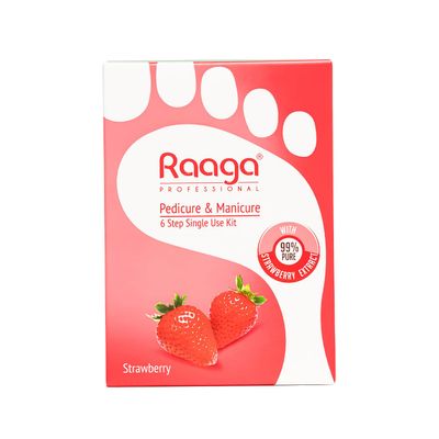 Raaga Professional Strawberry Pedicure And Manicure Kit