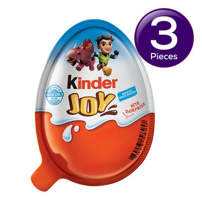 Kinder Joy Chocolate Snack With Surprise Blue 20 g Combo