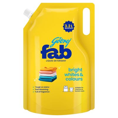 Godrej Fab Washing Machine Detergent Liquid Refill Pouch