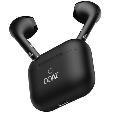 boAt Airdopes Ace TWS Earbuds w/ 35H Playback, 13mm Drivers, ENx Tech & BEAST Mode (Active Black)