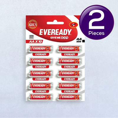 Eveready Carbon Zinc AA Battery 10 pc Combo