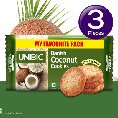 Unibic Danish Coconut Cookies 270 g Combo