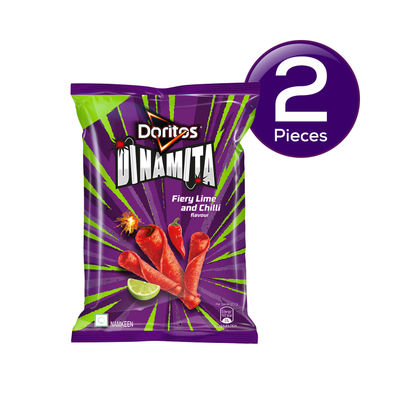 Doritos Dinamita Fiery Lime And Chilli Rolled Tortilla Chips 56 g Combo