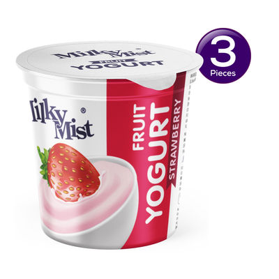 Milky Mist Fruit Yogurt Strawberry 100 ml Combo