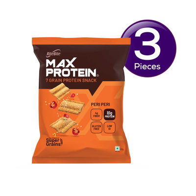 RiteBite Max Protein Chips Peri Peri Protein Chips 60 g Combo