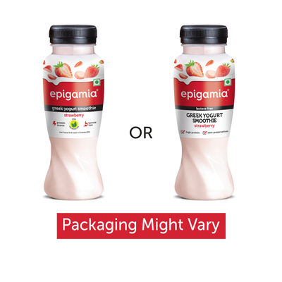 Epigamia Greek Yogurt Strawberry Smoothie