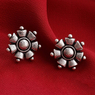 Voylla Nayantara Floral Motif Stud Earrings