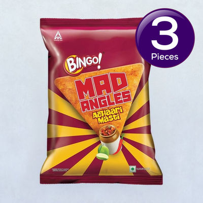 Bingo! Mad Angles Achaari Masti Chips 60 g Combo
