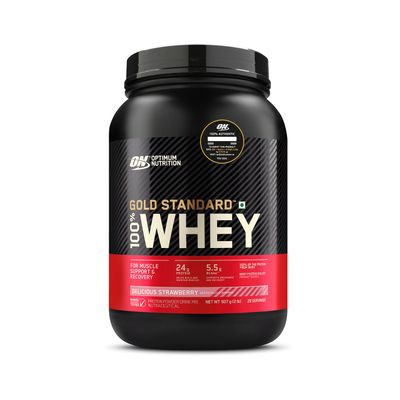 Optimum Nutrition Gold Standard 100% Whey Protein Powder - Strawberry