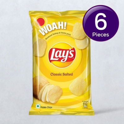 Lay's Classic Salted Potato Chips 82 g Combo
