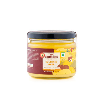 Two Brothers A2 Cow Cultured Ghee Desi Gir Cow | Jar