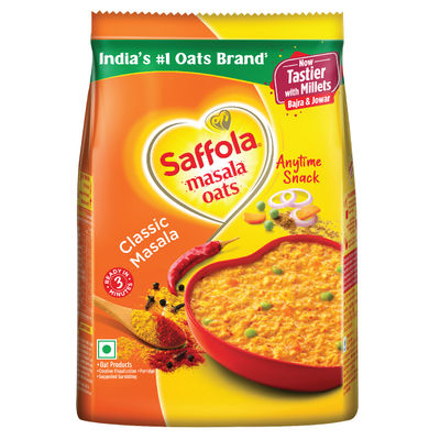 Saffola Foods Classic Masala Oats | Pouch