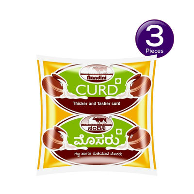 Nandini Thick Curd Pouch 500 ml Combo
