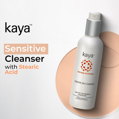 Kaya Sensitive Face Cleanser, 200Ml Mild Cleanser, Gentle Facewash, Hypoallergenic, Sensitive Skin