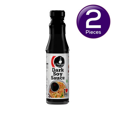Chingâ€™s Secret Dark Soy Sauce, Rich, Brown and Zesty 210 gms Combo