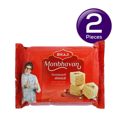 Bikaji Manbhawan Soan Papdi 200 g Combo