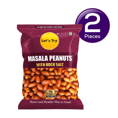 Let's Try Masala Peanuts 160 g Combo