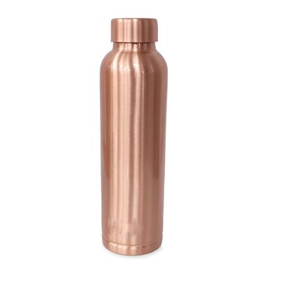 Kuber Industries Copper 950 ml Leak Proof | Rust Proof Water Bottle Home | School & Office | Copper