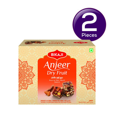 Bikaji Anjeer Dryfruit Burfee 250 g Combo
