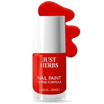 Just Herbs 12 Free Nail Paint-Rich Ruby-22