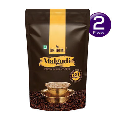 Continental Malgudi Filter Coffee Powder-Chicory Free 200 g Combo