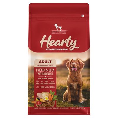 Hearty Oven-Baked Dry Food For Adult Dogs With Chicken, Duck & Brown Rice - All Breed