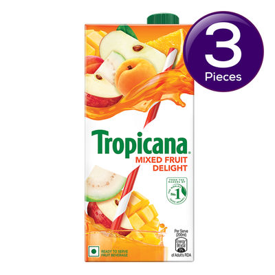 Tropicana Mixed Fruit Delight Juice Tetrapack 1 l Combo