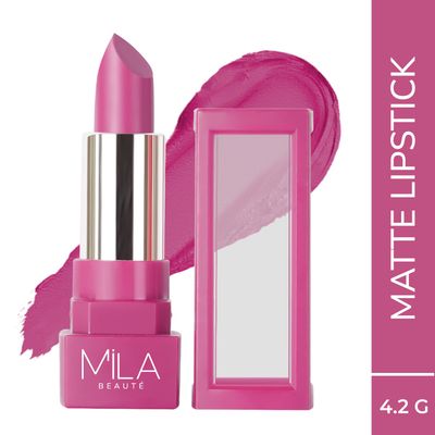 Mila Beaute Matte Lipstick Lightweight Highly Pigmented - Miss Mauve