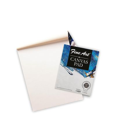 Fevicryl Fine Art Canvas Pad 12 X 16, 100% Cotton Fine Grain, For Watercolor, Acrylic & Oil Paint