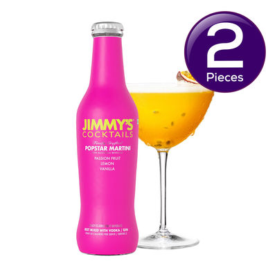Jimmy's Passionfruit Martini - Cocktail Mixer 250 ml Combo