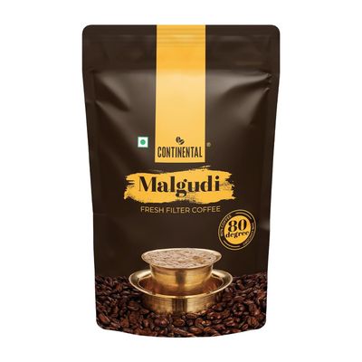 Continental Malgudi Filter Coffee Pouch (80% Coffee - 20% Chicory)