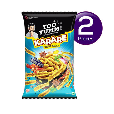 Too Yumm! Noodle Masala Karare | Munching Snack For Movies, Games, Parties & More 67 g Combo