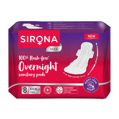 Sirona Max Over Night XXXL+ Sanitary Pads