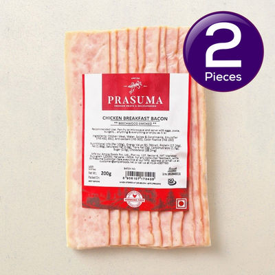Prasuma Frozen Chicken Breakfast Bacon 200 g Combo