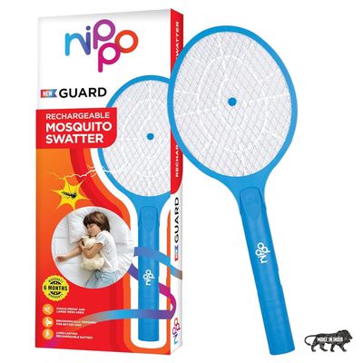 Nippo Guard Rechargeable Mosquito Bat | Fast Charging Powerful Lithium-Ion Battery