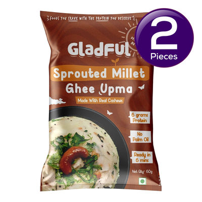 Gladful Ghee and Millets Upma 60 g Combo