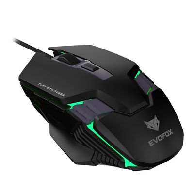 EvoFox Spectre Wired Gaming Mouse USB - Black