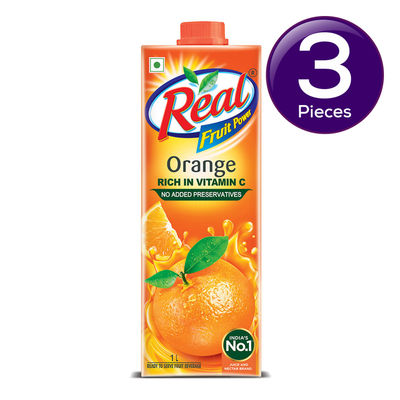 Real Fruit Power Orange Juice 1 l Combo