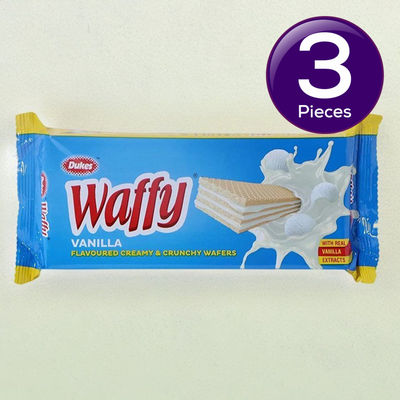 Dukes Waffy Vanilla Flavoured Wafers 60 g Combo