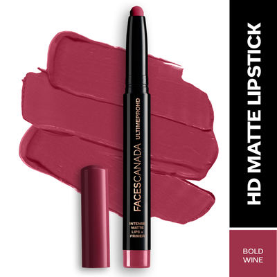 Faces Canada Ultime Pro Hd Intense Matte Lips + Primer - Bold Wine 11