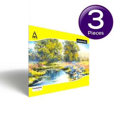 Classmate Drawing Book - 210 X 297 mm, Unruled 1 pc Combo