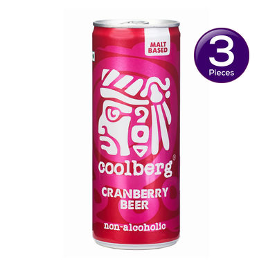 Coolberg Cranberry Non Alcoholic Beer Can 300 ml Combo