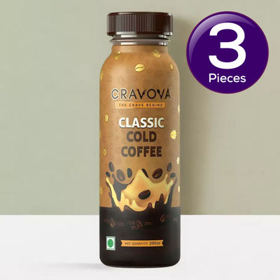 Cravova Classic Cold Coffee 200 ml Combo