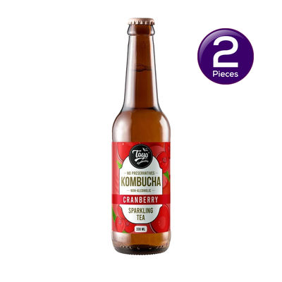 Toyo Kombucha Cranberry Kombucha 330 ml Combo