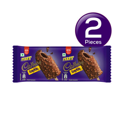 Kwality Wall's Feast Cadbury Crackle Stick 70 ml Combo