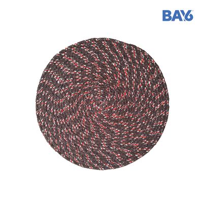 BAY6 Aura Cotton Round Doormat Brown - 40 x 40 cm | 2pc