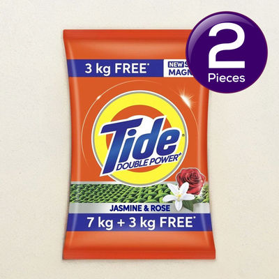 Tide Plus Detergent Washing Powder | Jasmine & Rose 10 kg Combo